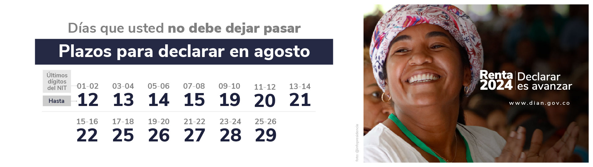 Fechas-renta-2024-plazos-agosto CT Renta Naturales 2024 agosto