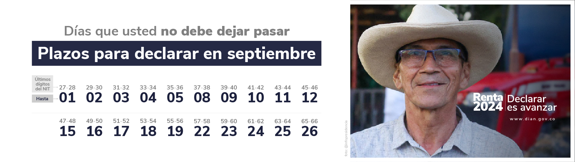 Fechas-renta-2024-plazos-septiembre CT Renta Naturales 2024 octubre