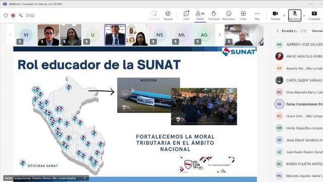 NAF cruza fronteras: Primer Encuentro Binacional entre Perú y Colombia