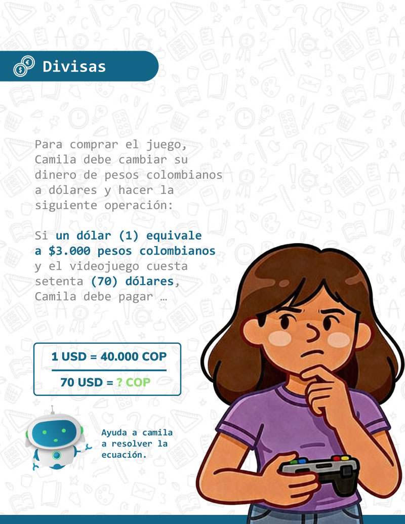 Cartilla de divisas para niños y adolescentes – Página 6 Cartilla de divisas para niños y adolescentes – Página 6