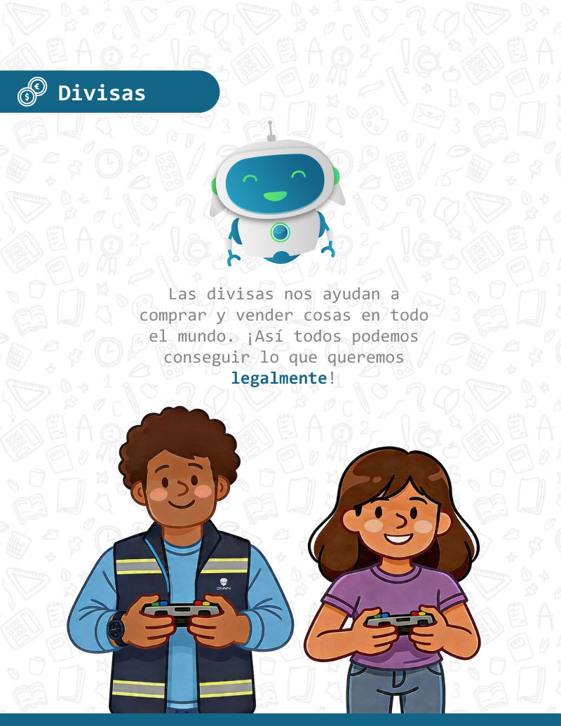 Cartilla de divisas para niños y adolescentes – Página 8 Cartilla de divisas para niños y adolescentes – Página 8